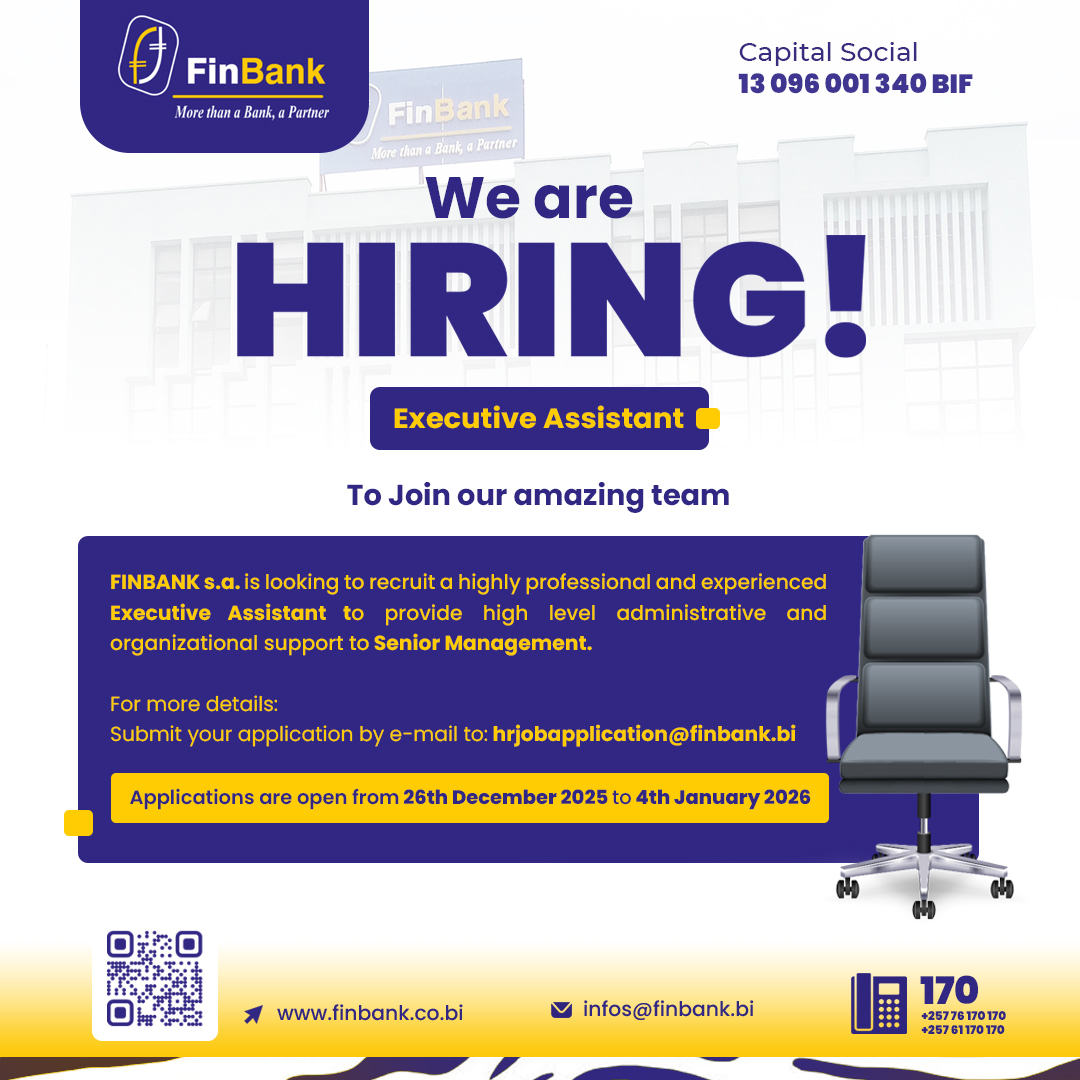 We are HIRING! Executive Assistant