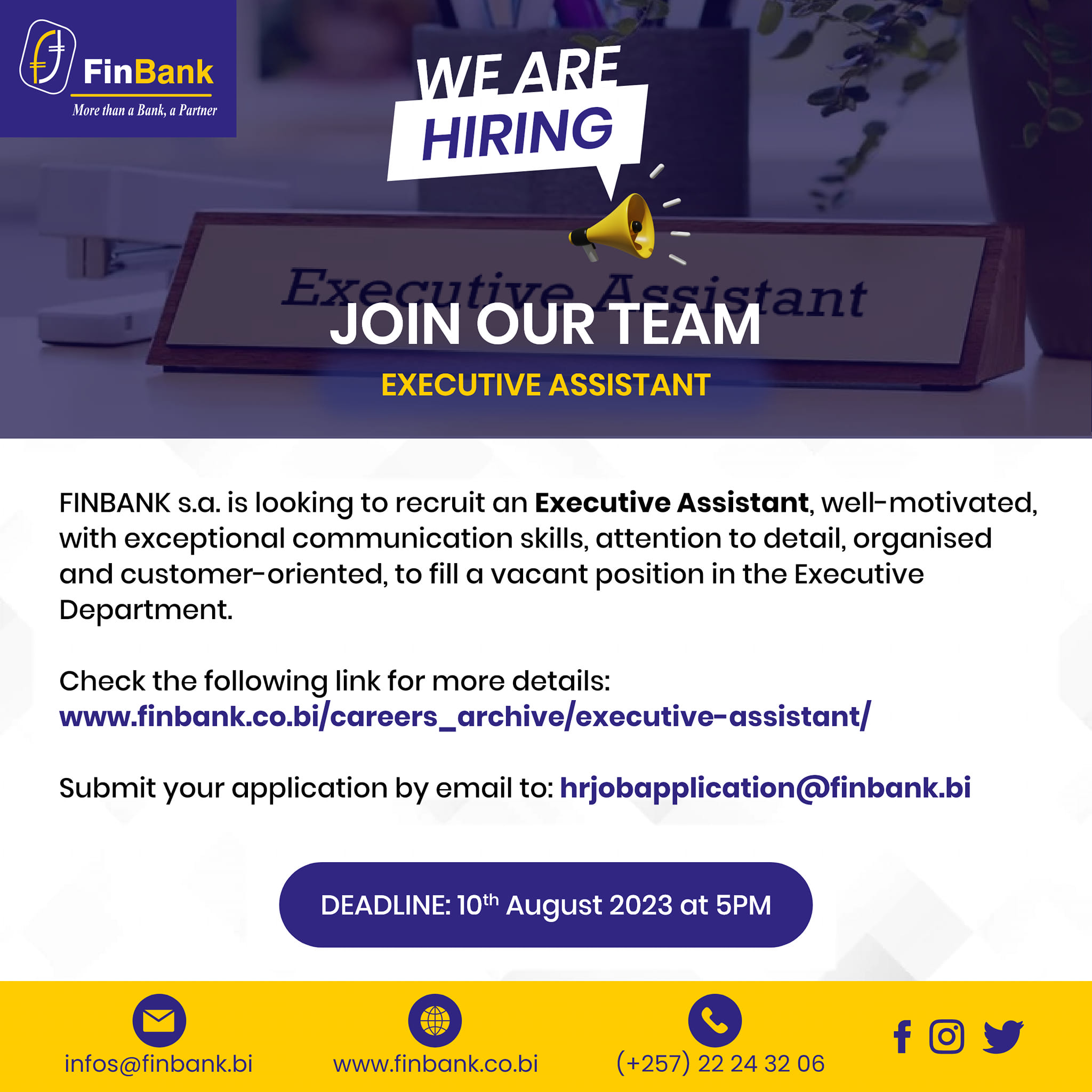 EXECUTIVE ASSISTANT